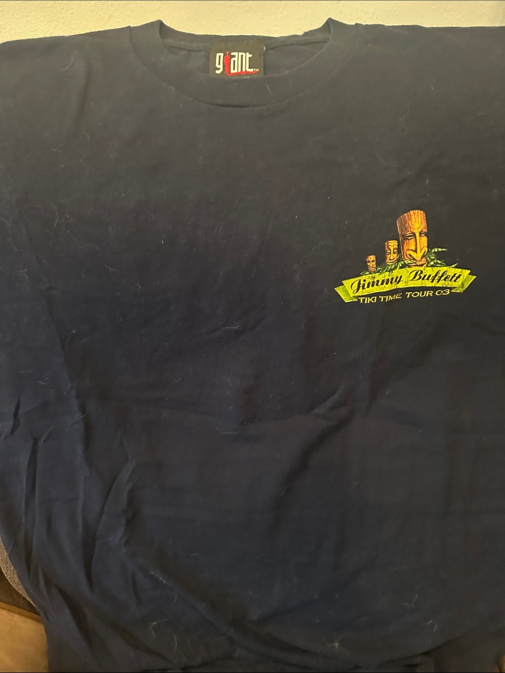 Jimmy Buffett 'Tiki Time Tour' Navy Graphic Tee